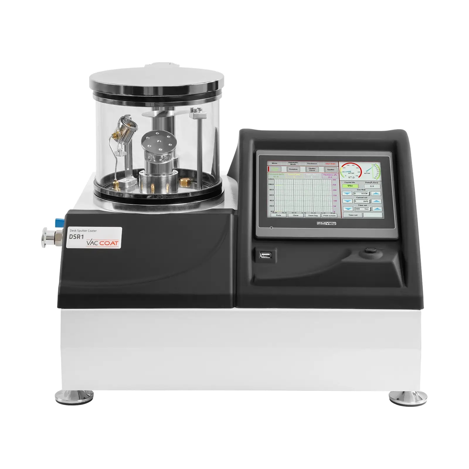 Vac Coat Desktop Sputter Coater DSR1 Front Vac Coat Desktop Sputter Coater DSR1 Front