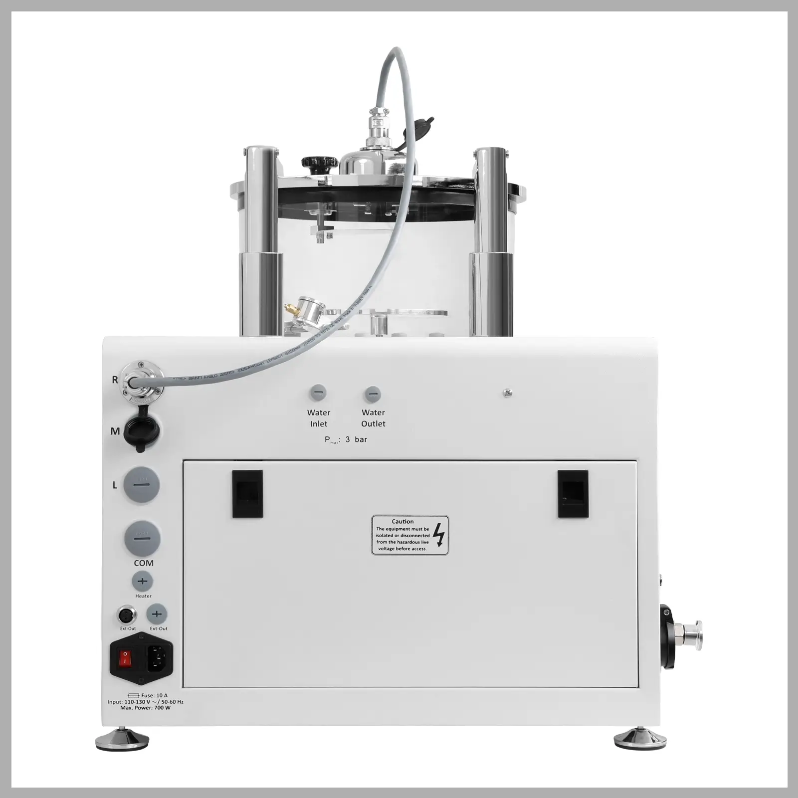 Vac Desk Carbon Coater DCT-300 Back Vac Desk Carbon Coater DCT-300 Back