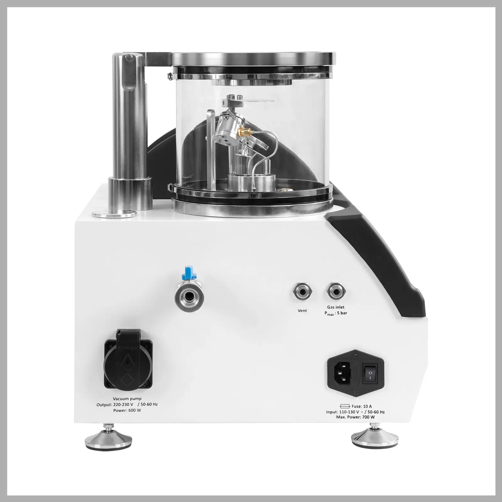 Vac Desk Sputter Coater DSR1 Side View Vac Desk Sputter Coater DSR1 Side View