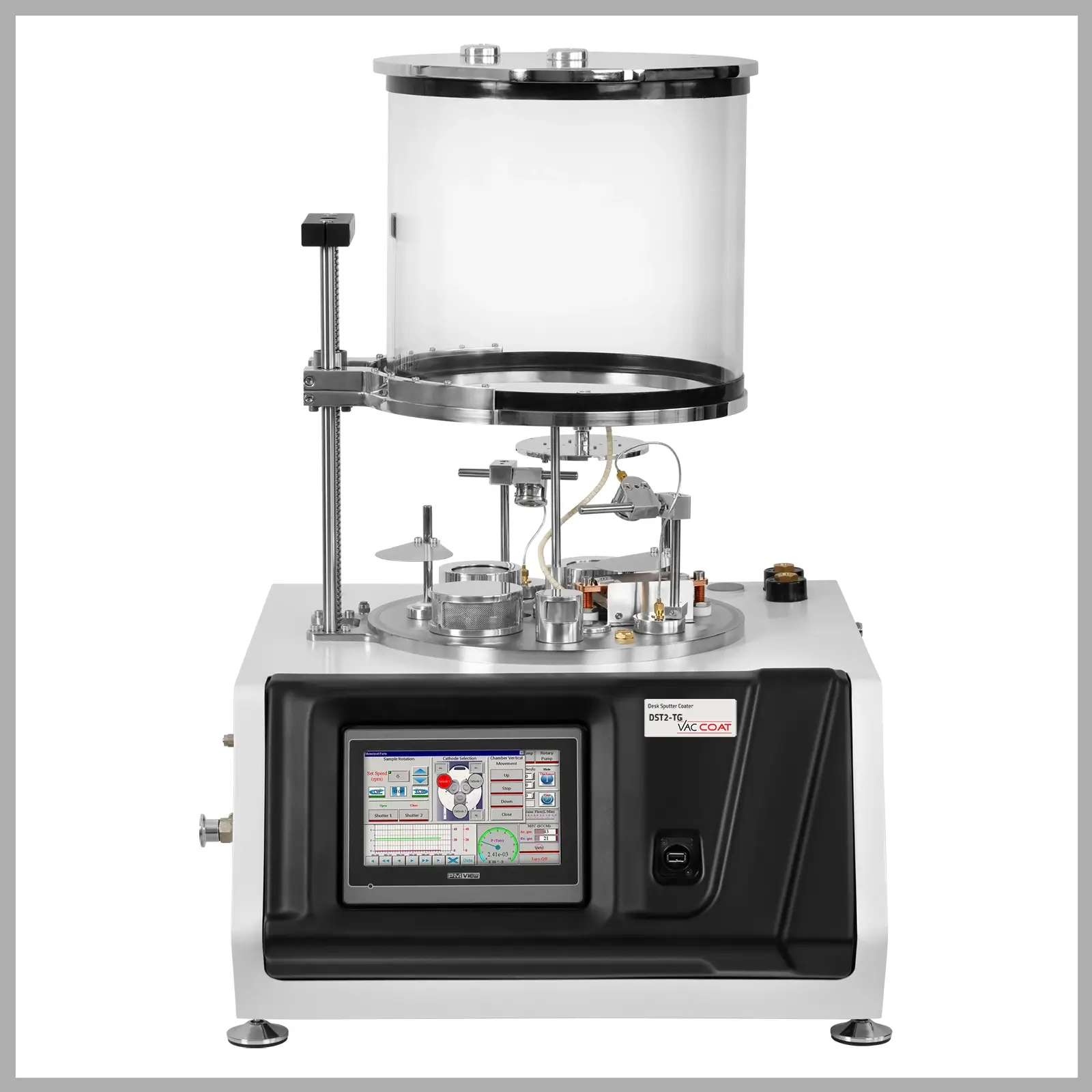 Vac Desk Sputter Coater DST2-TG Front Vac Desk Sputter Coater DST2-TG Front