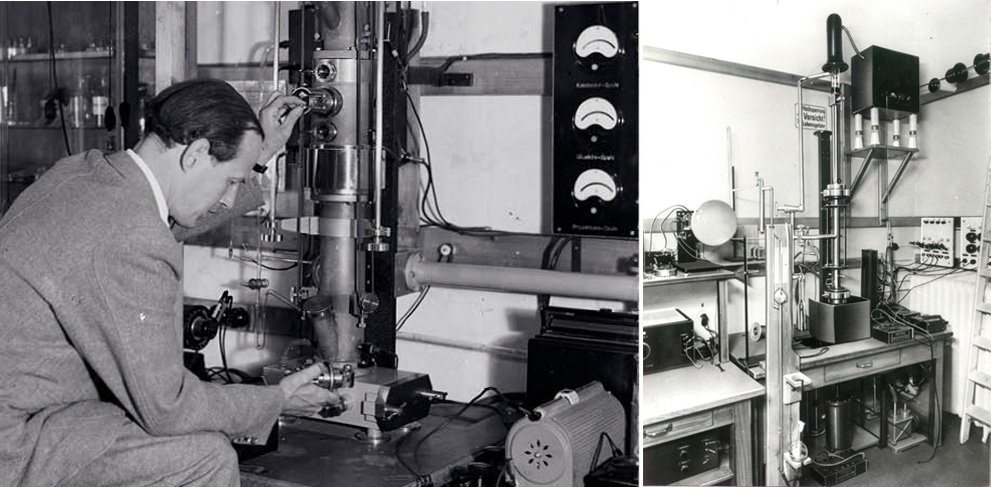 Manfred Von Ardenne invented the first scanning-tunneling electron microscope in 1937.