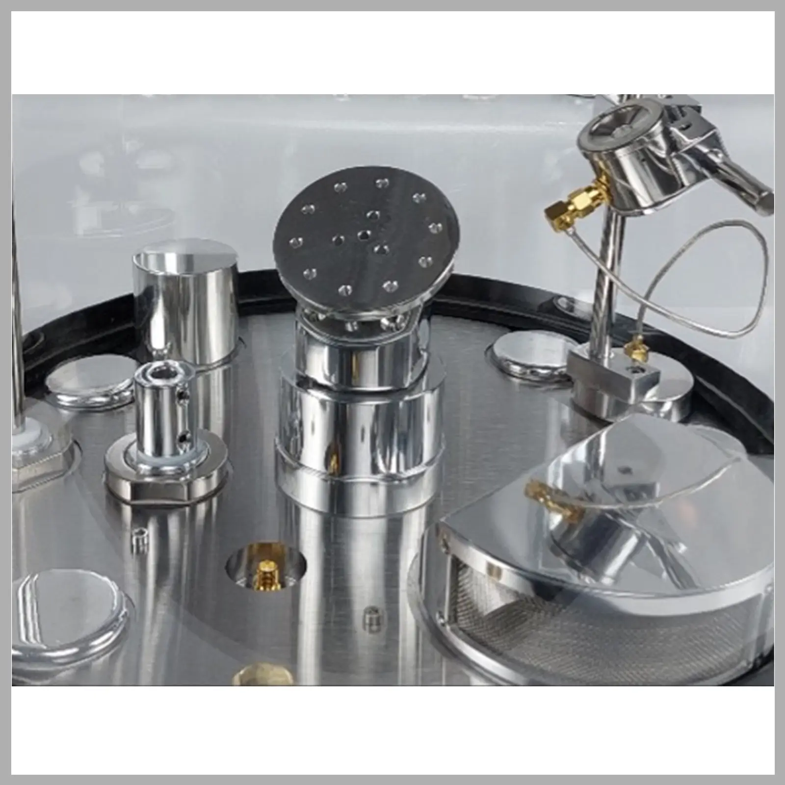 Vac Desk Sputter and Carbon Coater DSCR-300 Rotary Planetary Sample Stage Vac Desk Sputter and Carbon Coater DSCR-300 Rotary Planetary Sample Stage