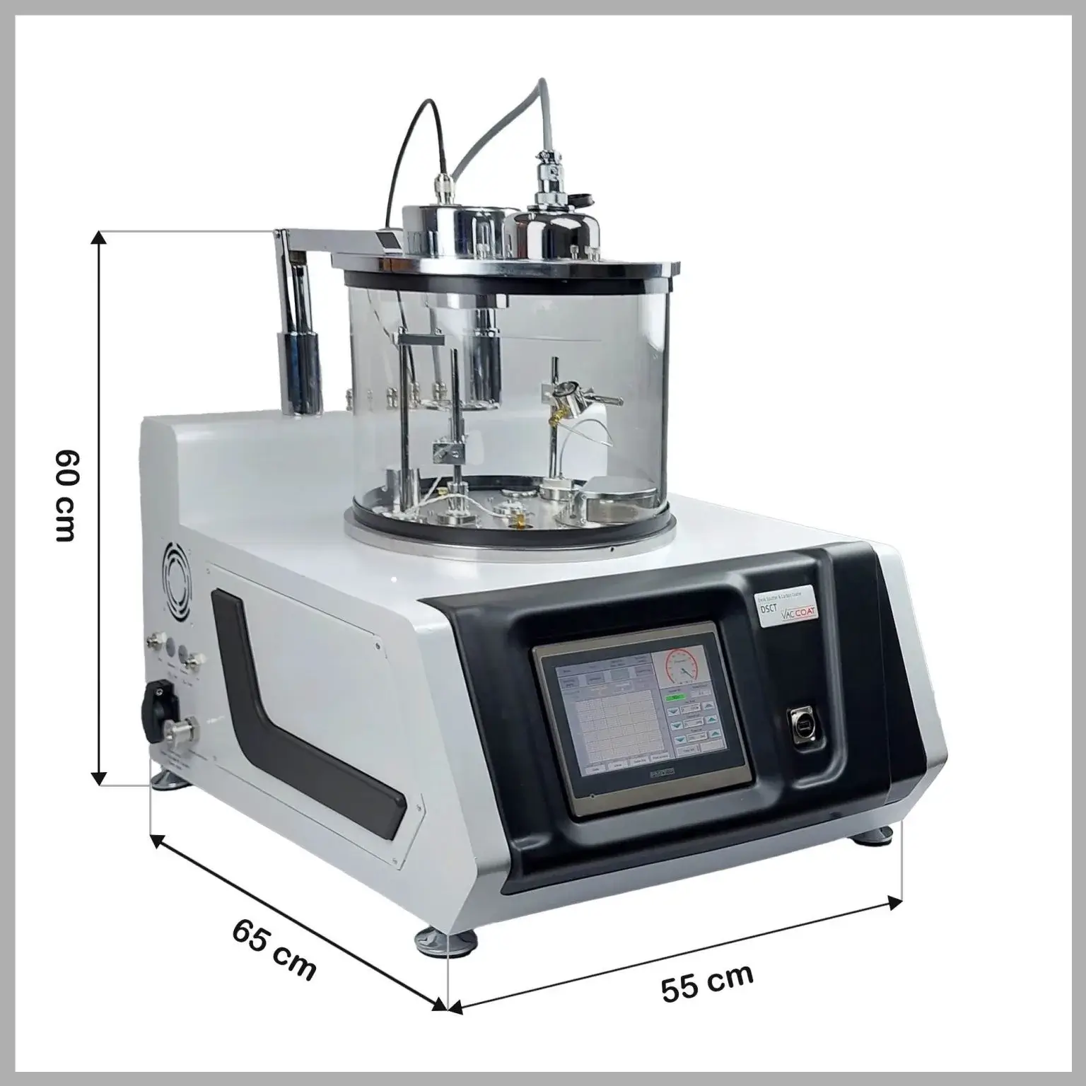 Vac Desk Sputter Carbon DSCT-300 Dimensions Vac Desk Sputter Carbon DSCT-300 Dimensions