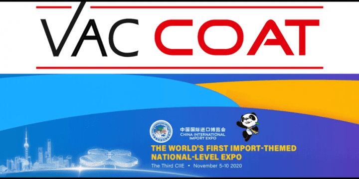 Visit VacCoat Ltd. at China International Import Expo(CIIE) 2020