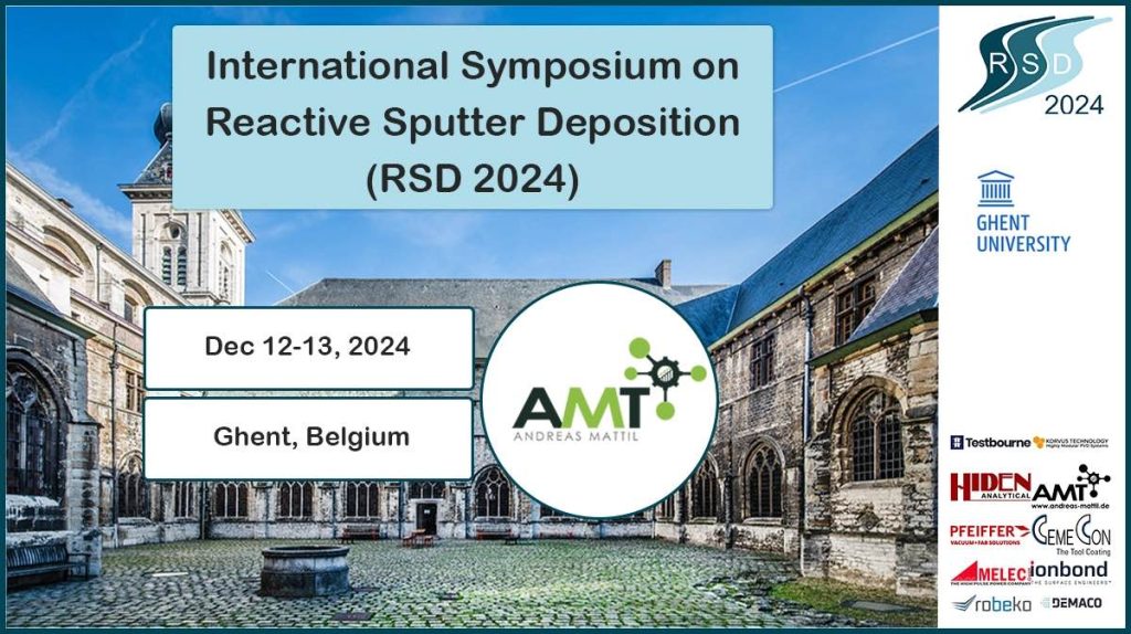 International Symposium on Reactive Sputter Deposition (RSD 2024)