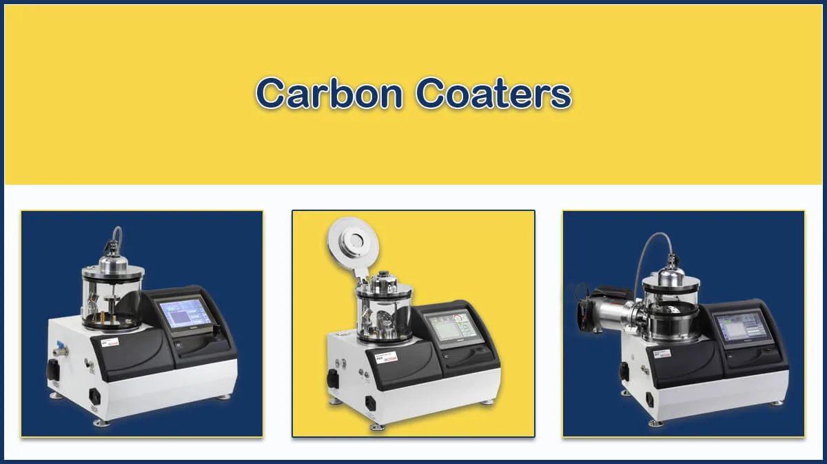 Carbon Coaters | Vac Coat Desk Carbon Coaters Carbon Coater | 6 Types of Desk Carbon Coaters