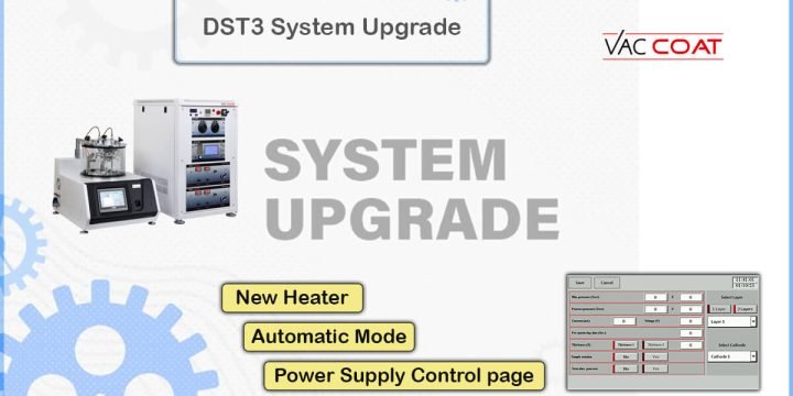 Triple Target Sputter Coater DST3 Upgraded