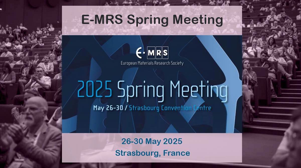 E-MRS Spring Meeting E-MRS Spring Meeting