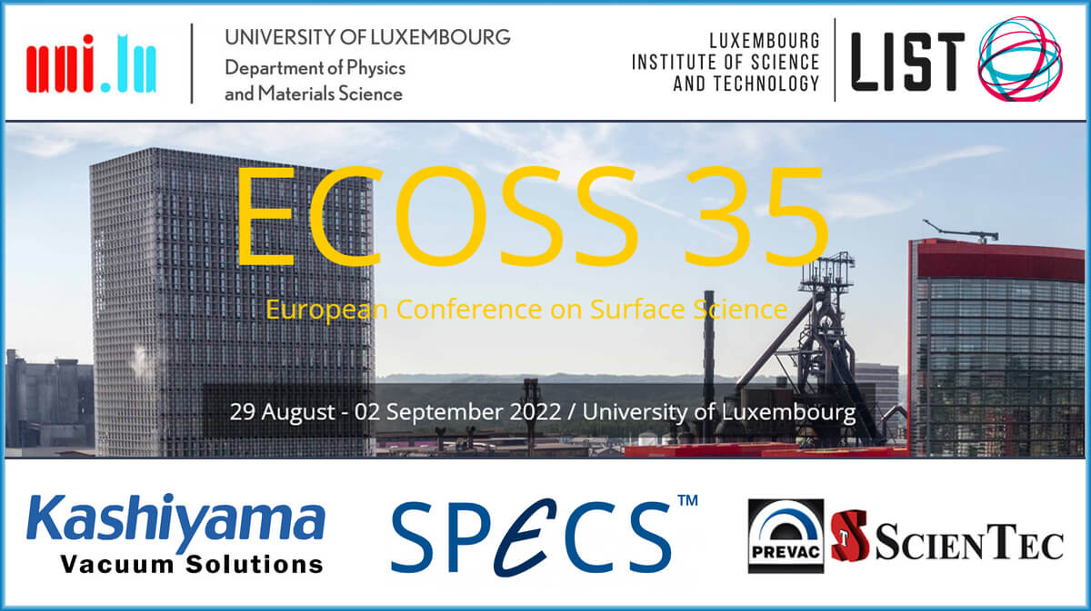 35th European Conference on Surface Science ECOSS35: 35th European Conference on Surface Science