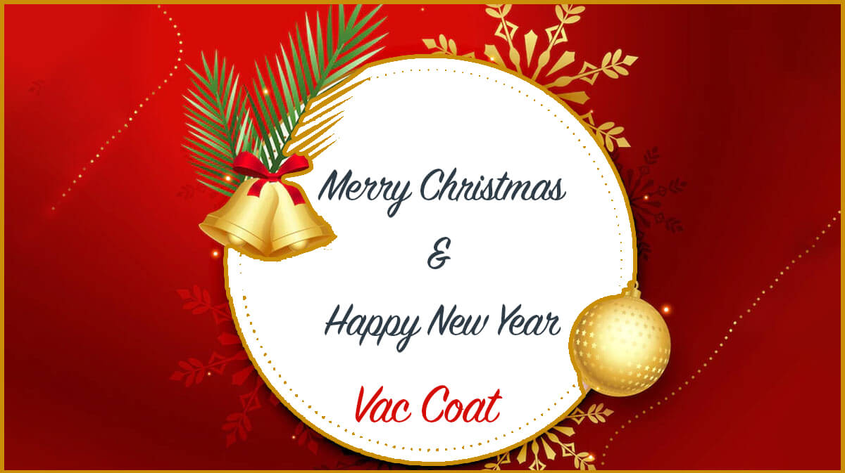 Merry Christmas and Happy New Year 2024 Vac Coat Happy New Year & Merry Christmas