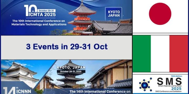 ICNNN 2025, ICMTA 2025 and SMS 2025