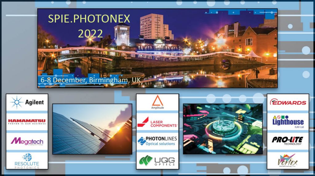 SPIE Photonex 2022 Conference and Exhibition