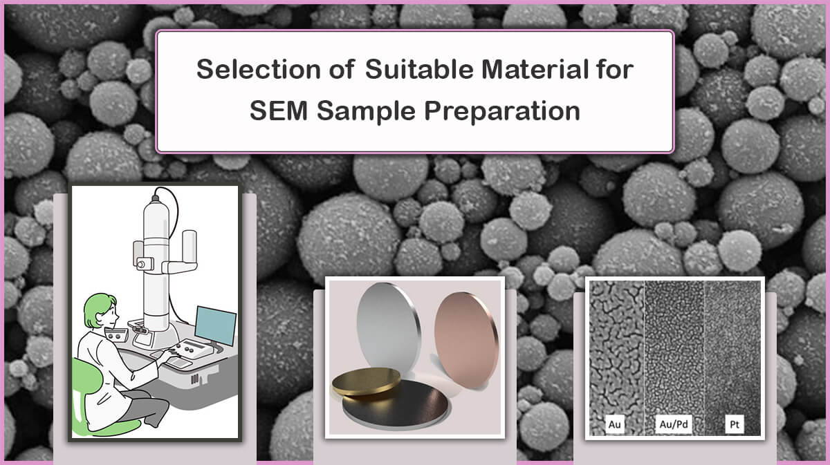 Selection Material for SEM Samples | Selection of Suitable Material for Preparing an Electron Microscope Sample | Proper Target Material Selection