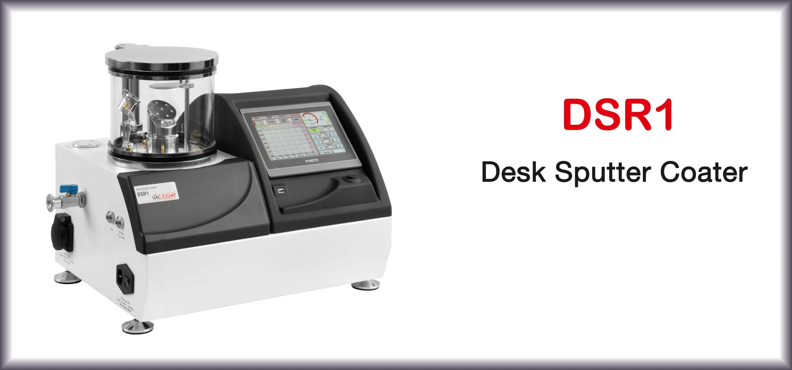 Desk Sputter Coater – DSR1 | Desktop Sputtering System | Vac Coat Product