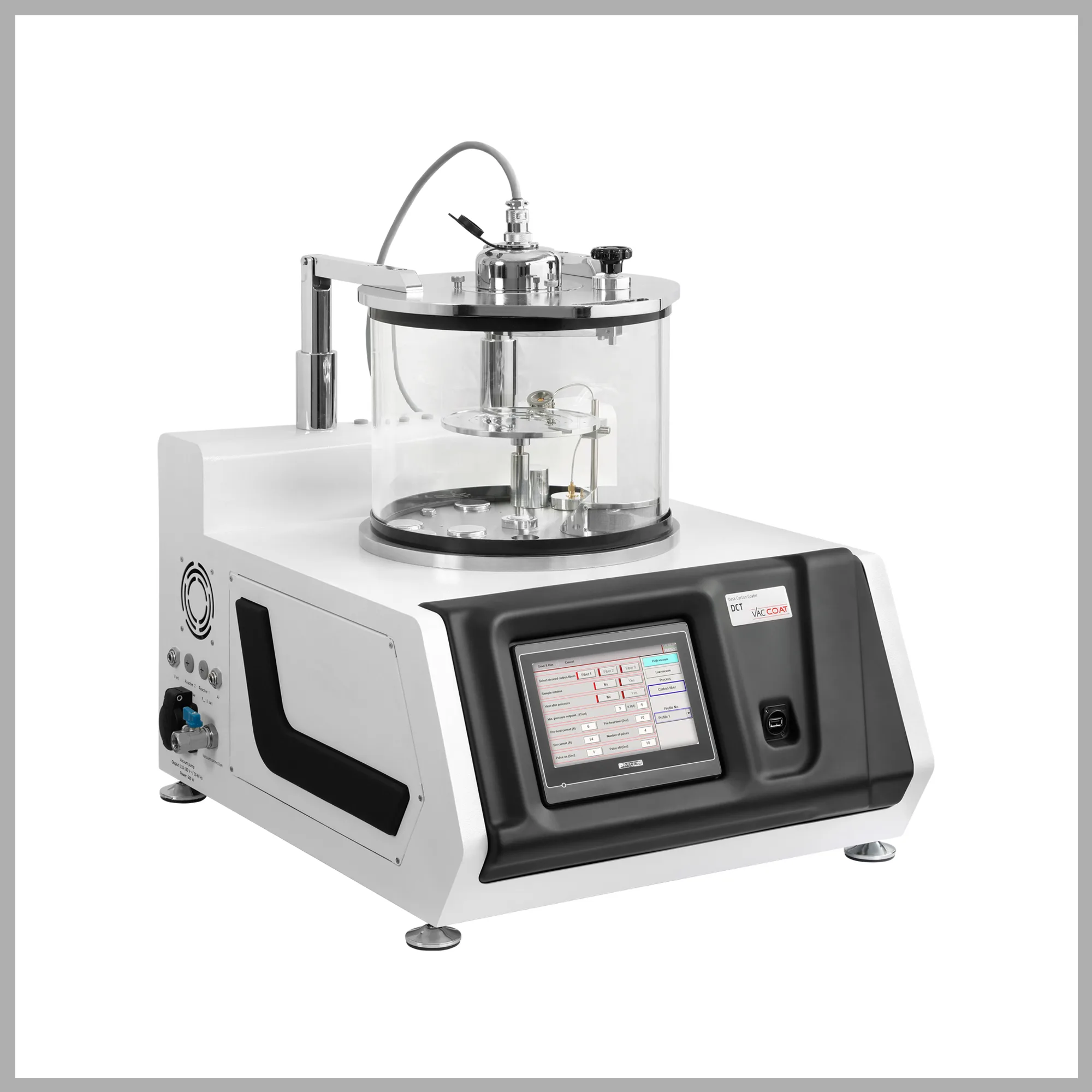 Large Desk Turbo-Pumped Carbon Coater – DCT-300