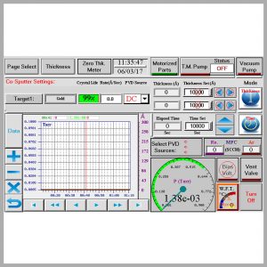 vac product DST1-300 Touch Screen Magnetron Desk Sputter Coater Touch Screen | Desk Sputter Coater
