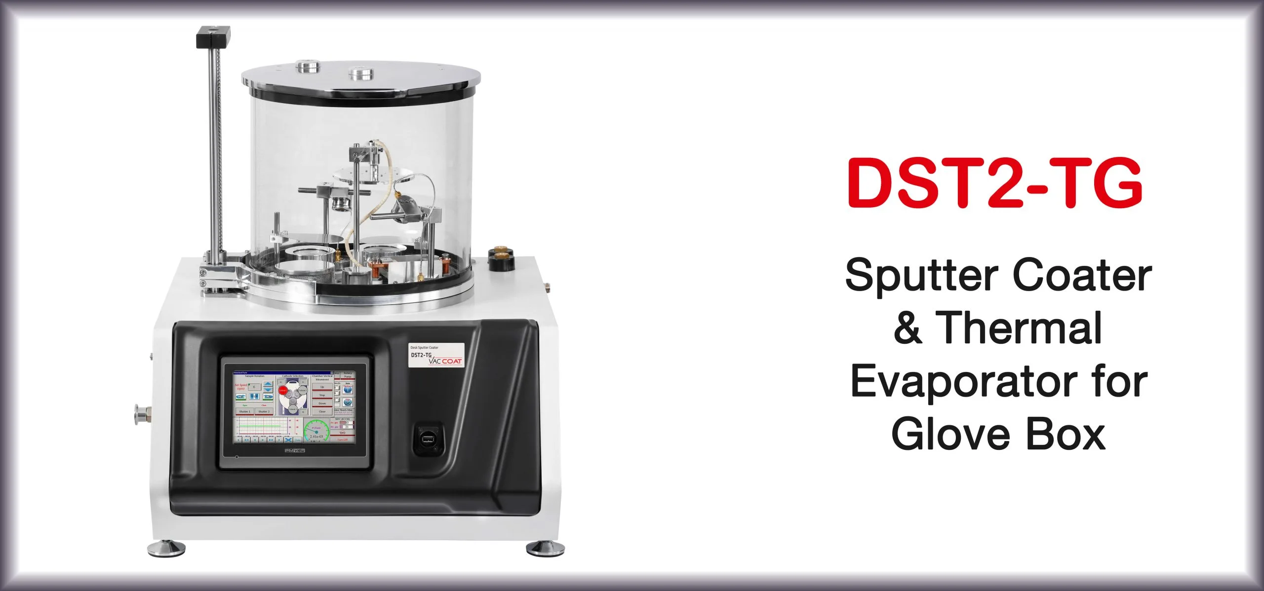 Sputter Coater and Thermal Evaporator for Glove Box - DST2-TG | VacCoat Product
