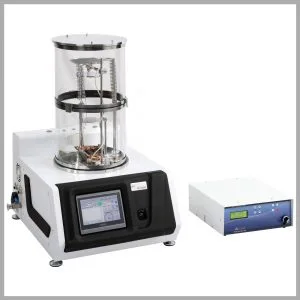 Desk Thermal Evaporator - DTT Three Shot Grey Framed Extended | VacCoat Product | Vacuum Coating System